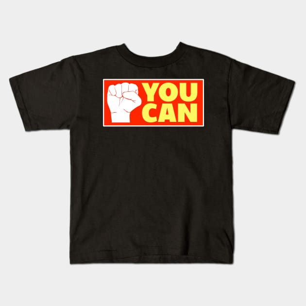 'You Can' Human Trafficking Shirt Kids T-Shirt by ourwackyhome